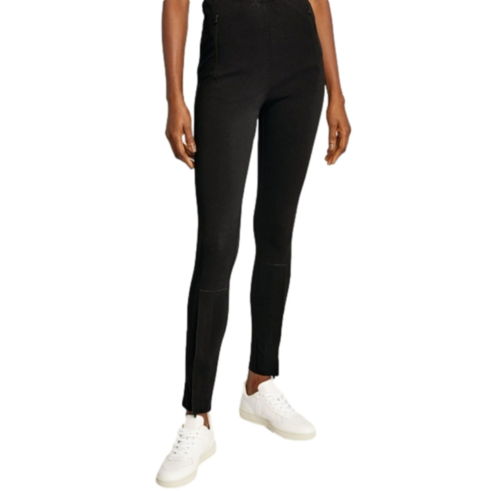 BLANK NYC Waxed Denim Black High Waisted Stretchy Spandex Long Legs Jeans sz.28